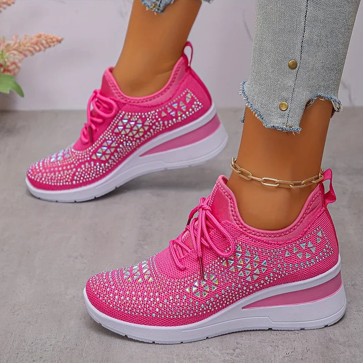 Supportive Breathable Lace-Up Sneakers for Women | Bonnie