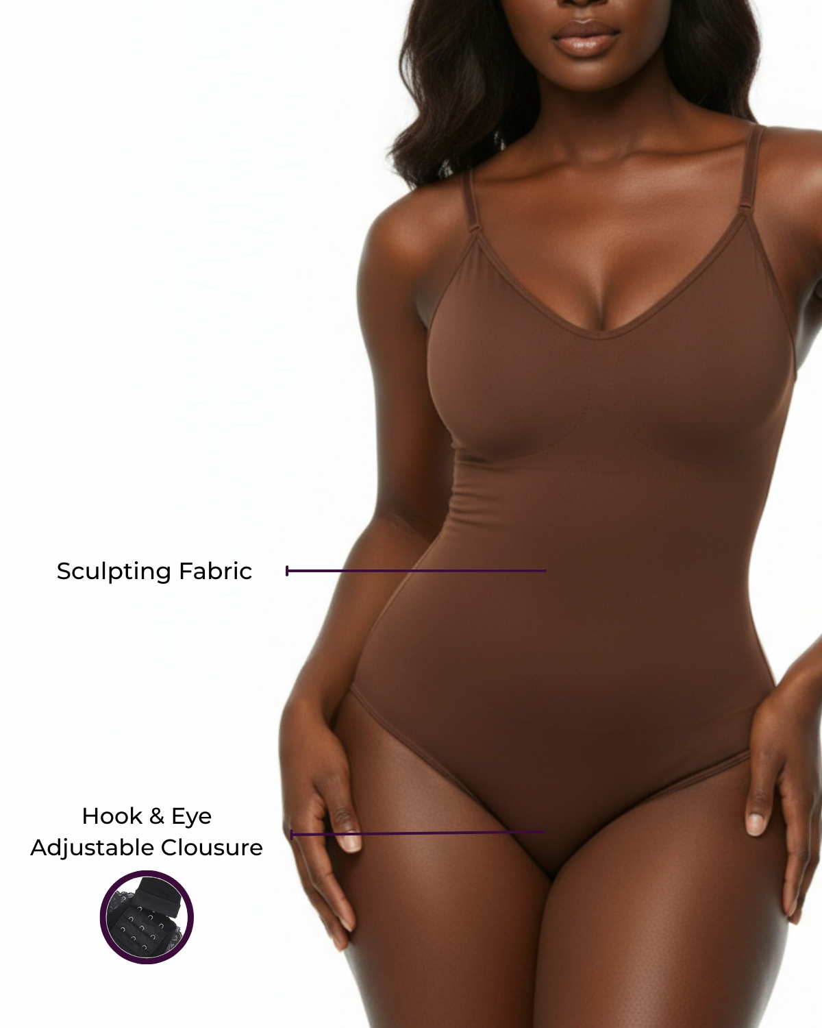 Sculpting high-waist shapewear bodysuit for women | Snatched Shapewear Bodysuit