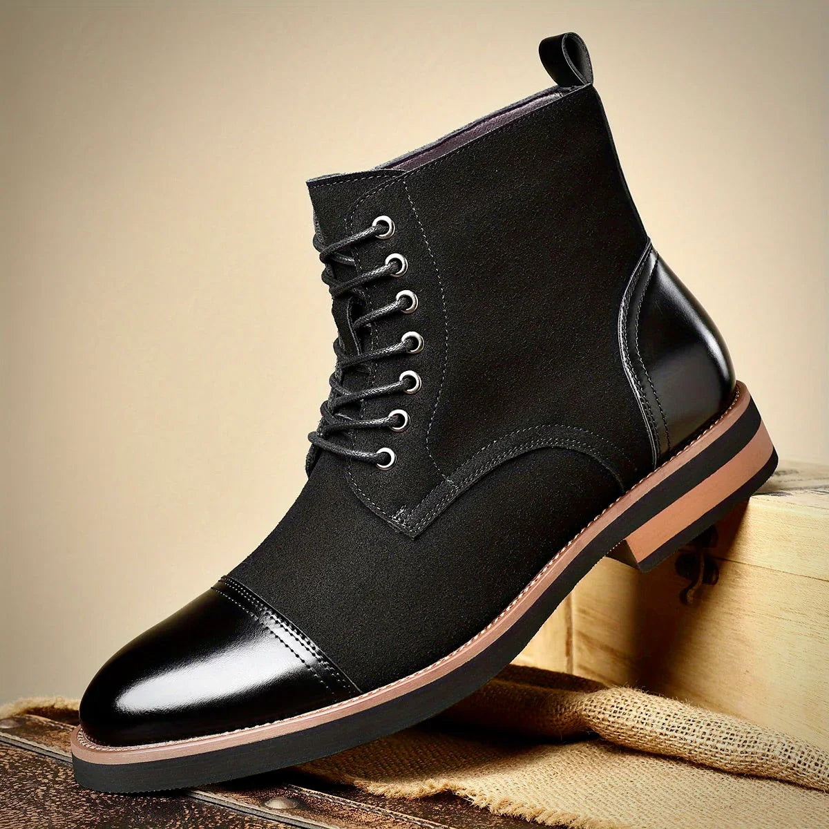 Oxford lace-up boots for men | Oliver Ashford