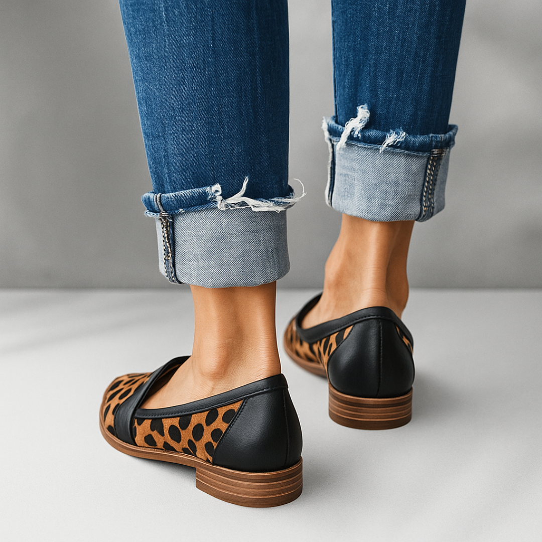 Elegant Pointed-Toe Slip-On Loafers for Women | Selena