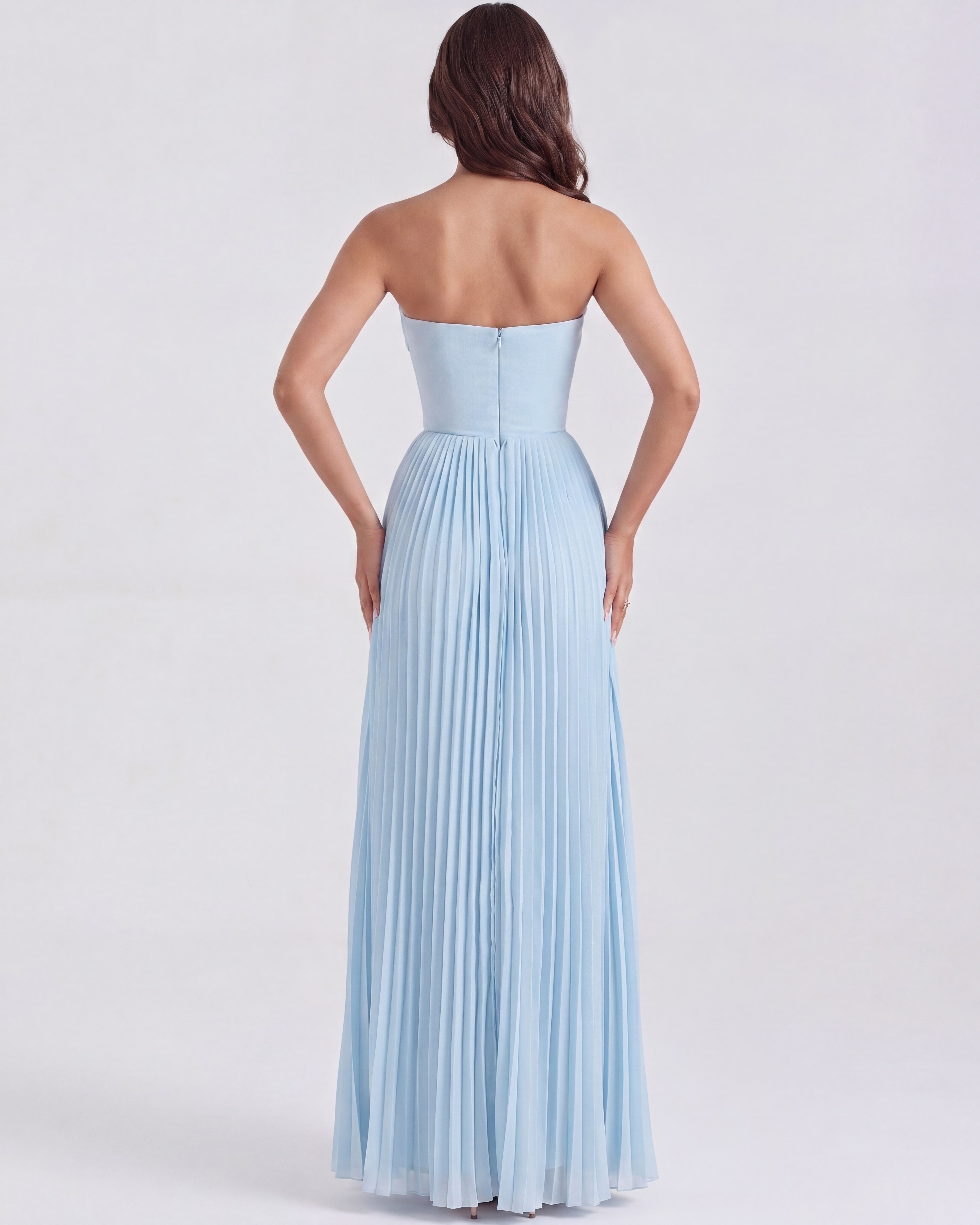 Georgette corset maxi dress for women | Siena