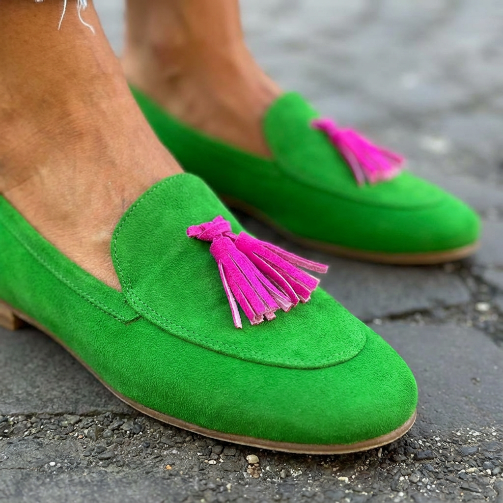 Classic Tassel Slip-On Loafers for Women | Mandy