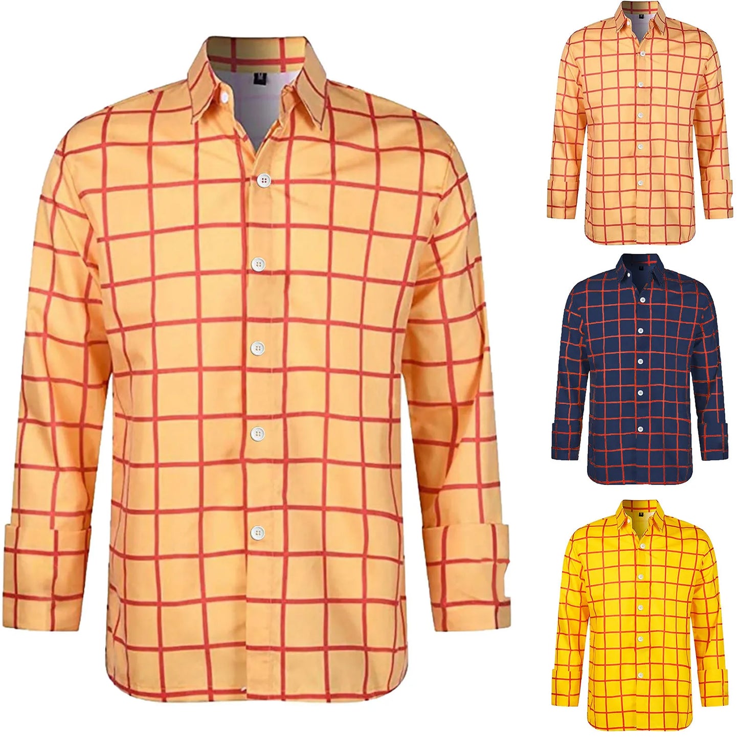 Plaid button-down shirt for men | Marvin