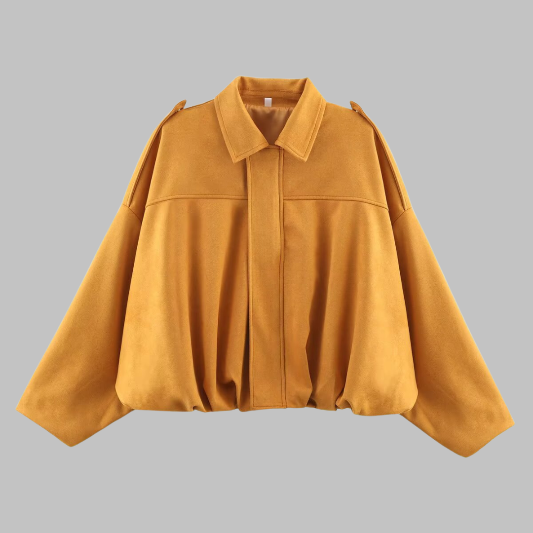Loose fit military-style jacket for women | Arvella
