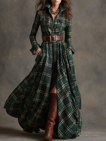 Elegant everyday relaxed maxi dress for women | Althea -4