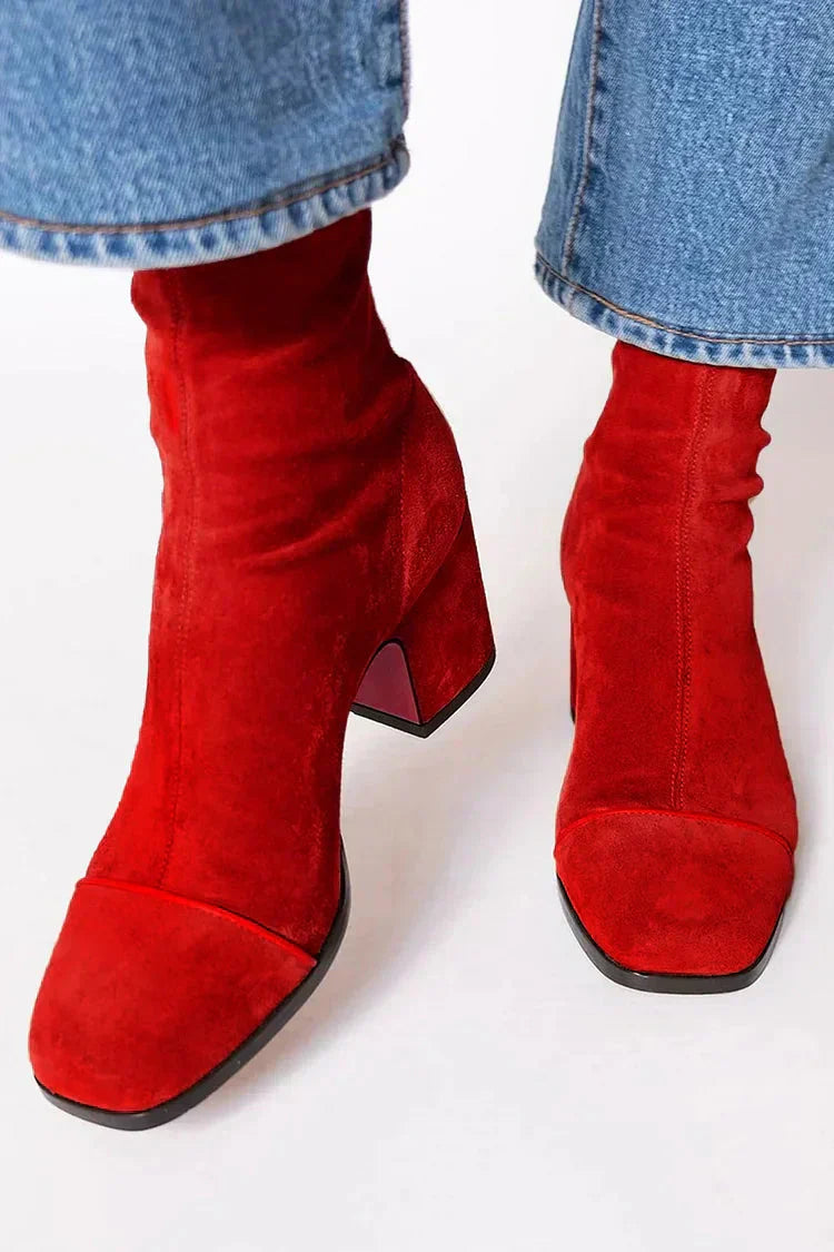 Elegant heeled everyday ankle boots for women | Aria -3