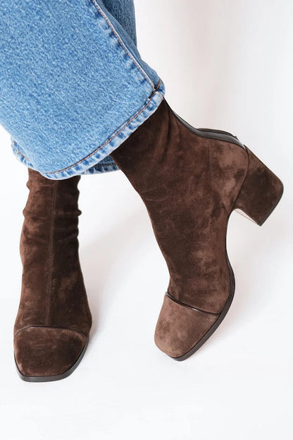 Elegant heeled ankle boots for women | Aiah -2
