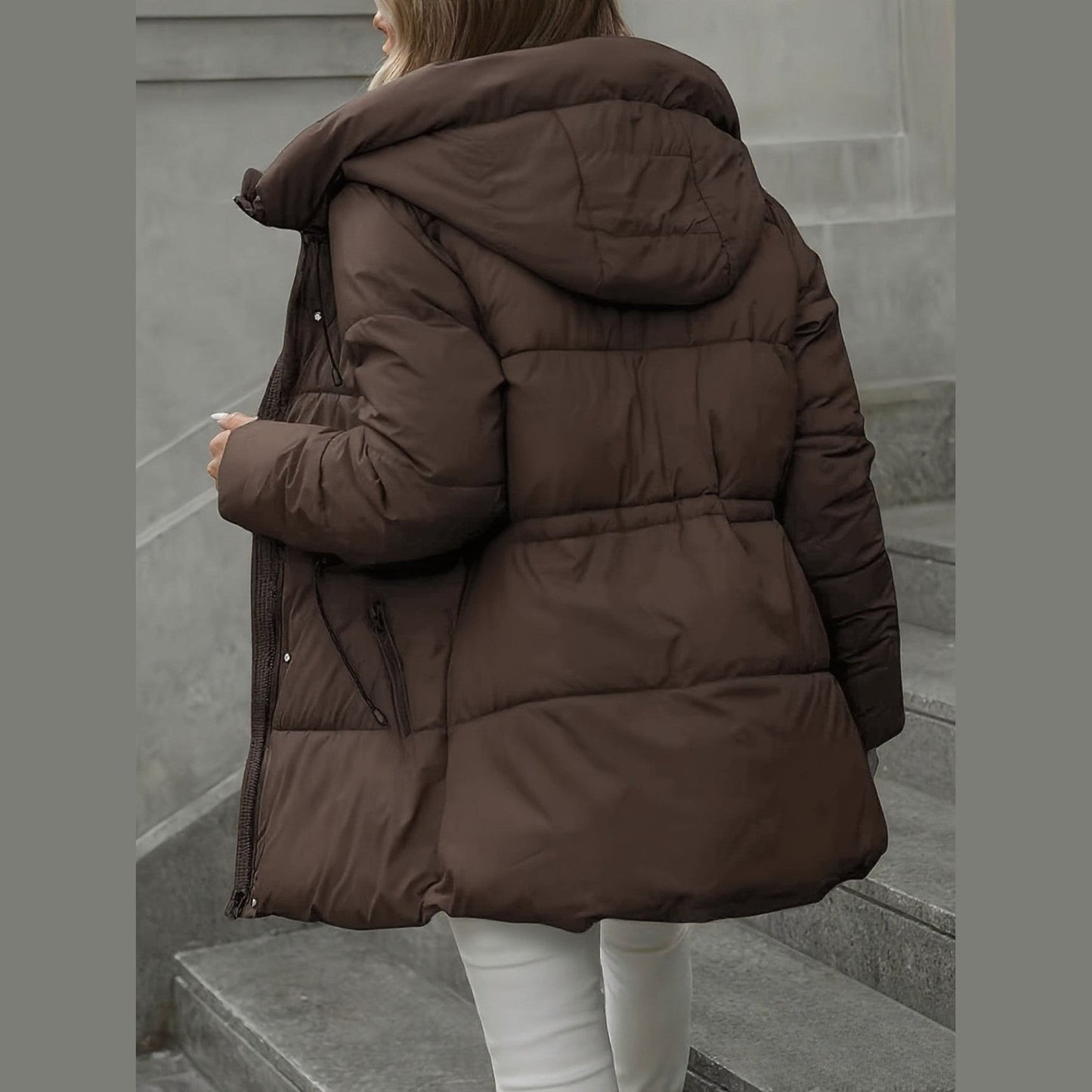 Oversized hooded winter parka for women | Aurora