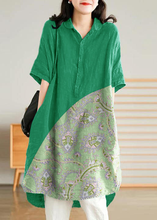 Jade Green Casual Shirt Dress Chic for Women | Aveline