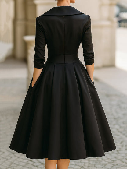Elegant everyday midi dress for women | Isadora Elance -6