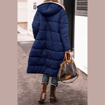 Reversible long coat for women | Amelia