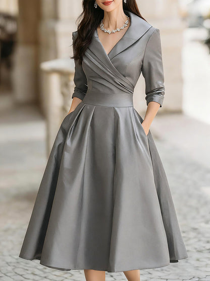 Elegant everyday midi dress for women | Isadora Elance -5