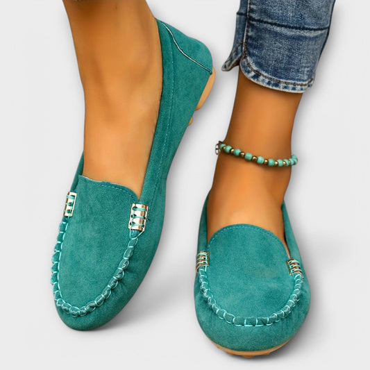 Classic Moccasin-Style Slip-On Loafers for Women | Bianca