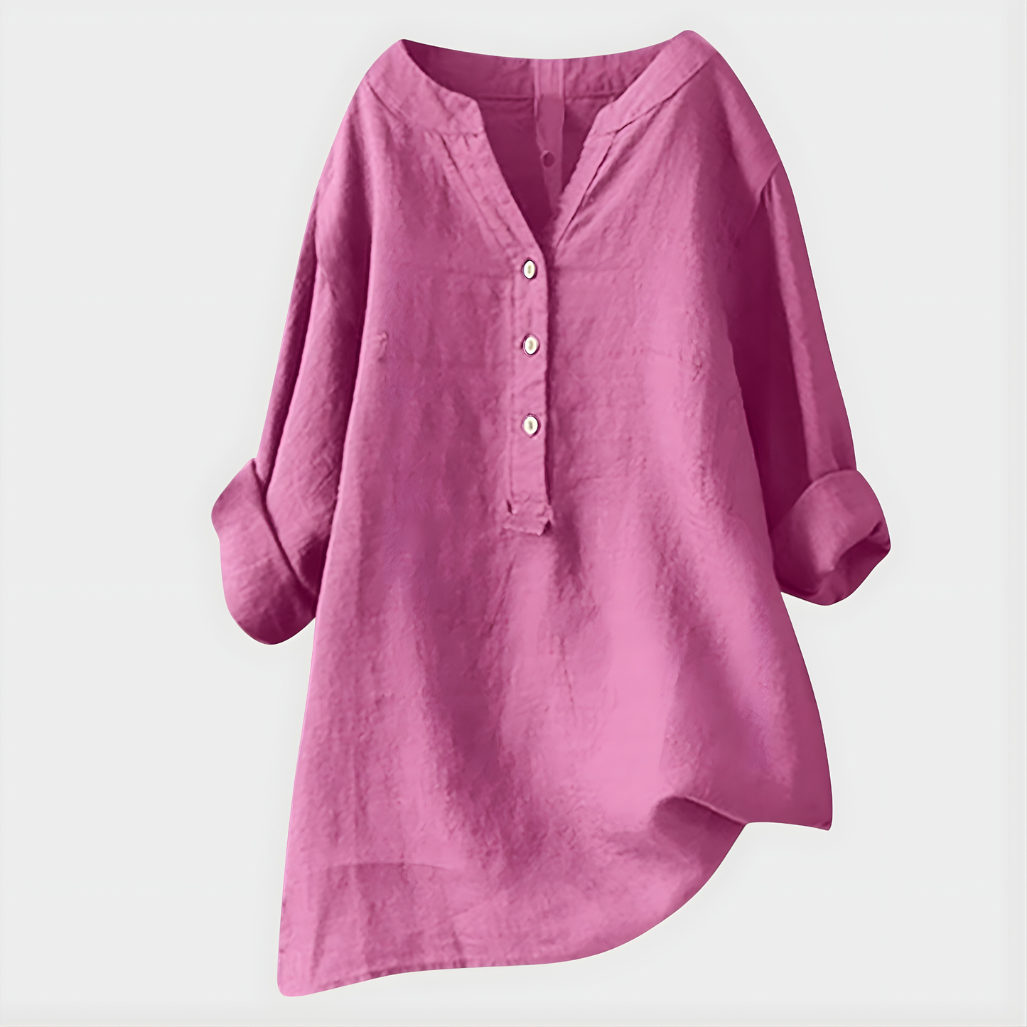 Relaxed V-Neck Summer Blouse for Women | Veronique