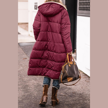 Reversible long coat for women | Amelia