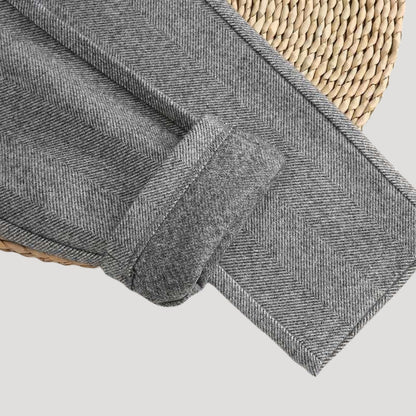 Heritage herringbone tailored smart trousers for men | Heritage -9