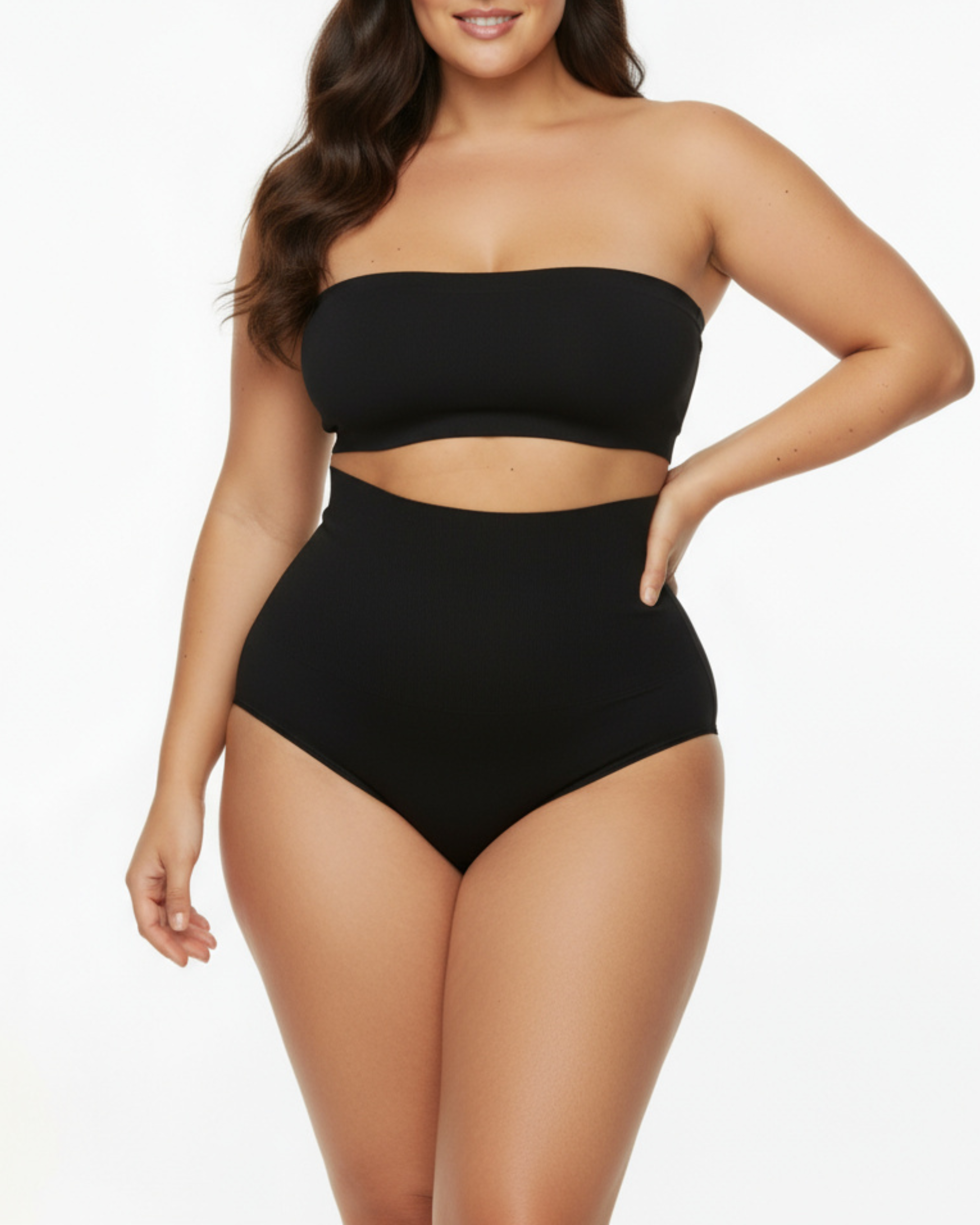 Smooth high-waist sculpting thong for women | High-Waisted Thong