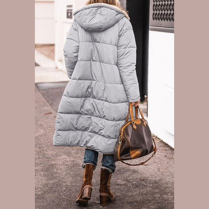 Reversible long coat for women | Amelia