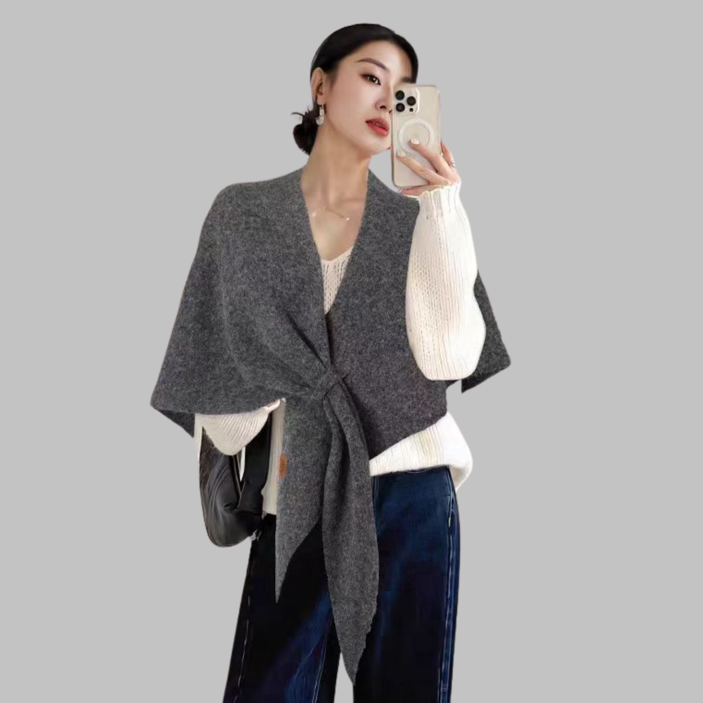Elegant triangle shawl for women | Eloria