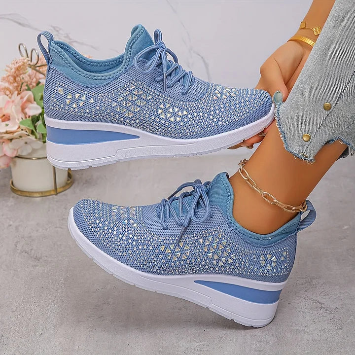 Supportive Breathable Lace-Up Sneakers for Women | Bonnie