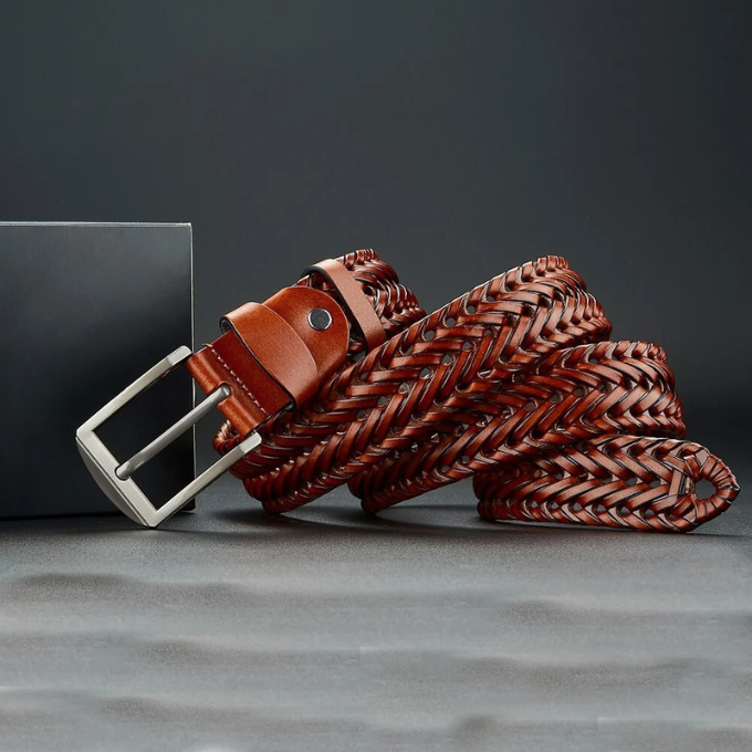 Braided leather everyday belt for men | Legacy -12