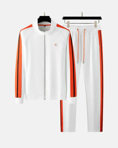 Athletic zip tracksuit set for men | Velmont