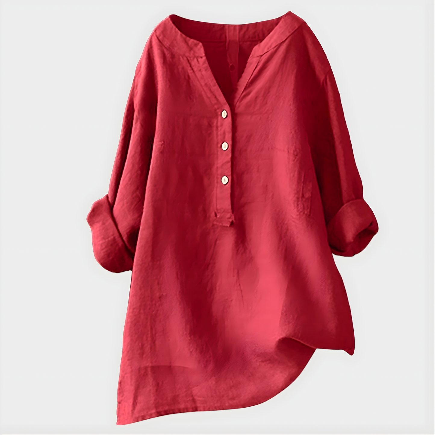Relaxed V-Neck Summer Blouse for Women | Veronique