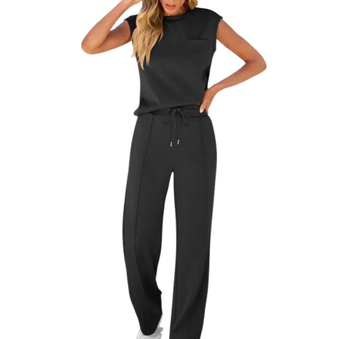 Casual summer lounge co-ord set for women | Kaiya