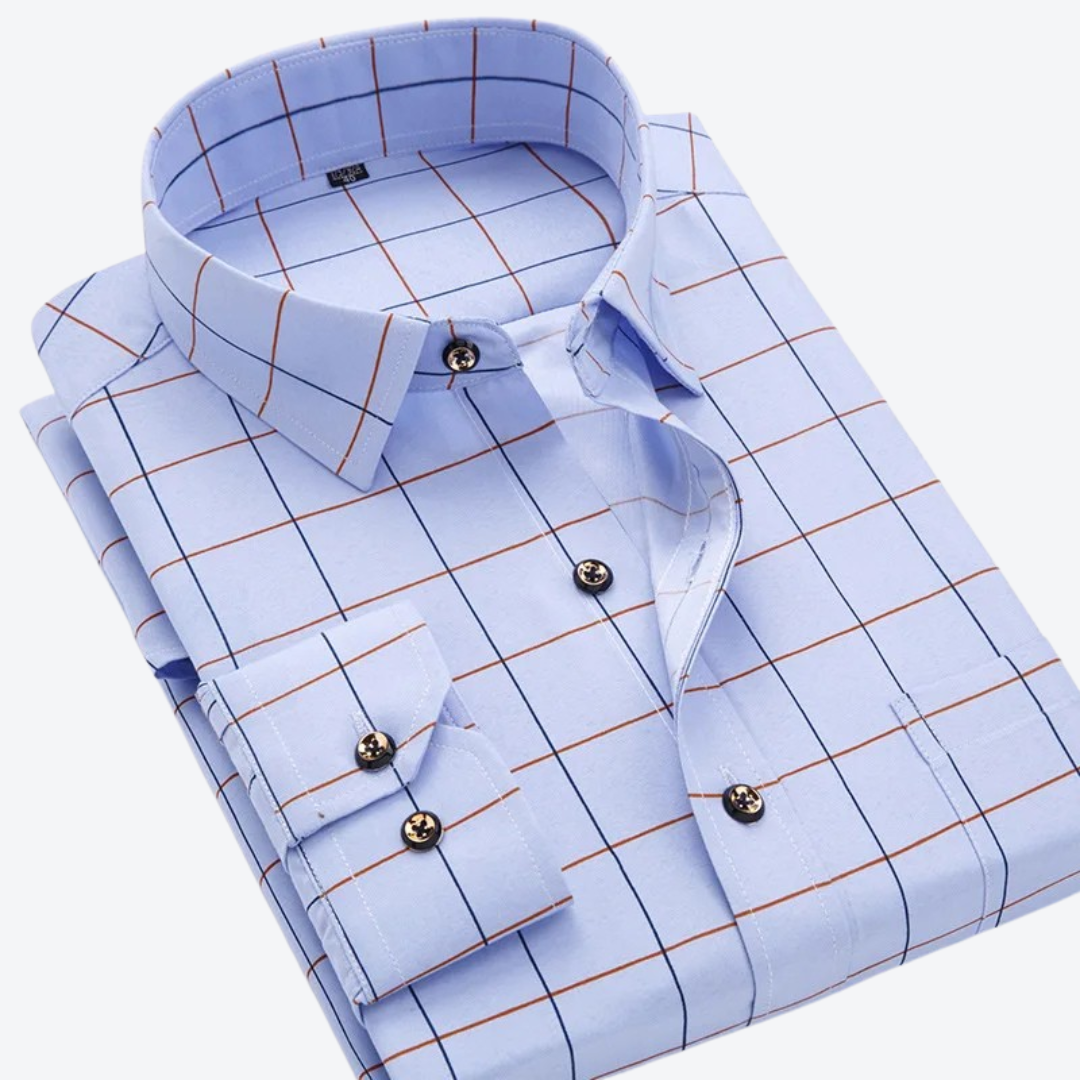 Nautical print long sleeve shirt for men | Marcellin