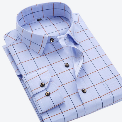 Nautical print long sleeve shirt for men | Marcellin