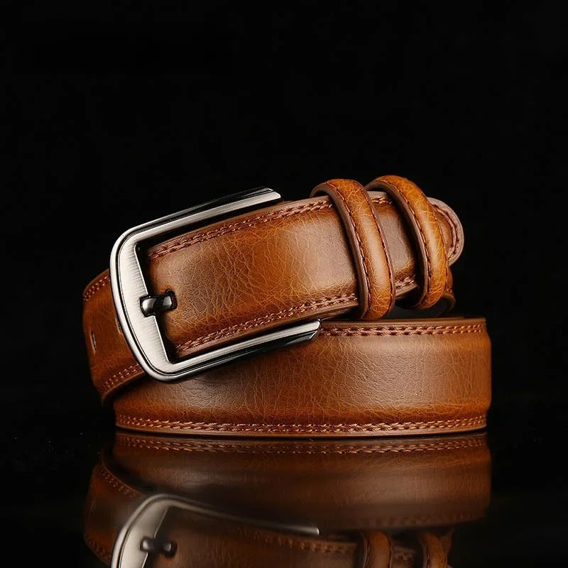 Classic cowhide leather everyday belt for men | Heritage -9