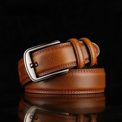 Classic cowhide leather everyday belt for men | Heritage -9