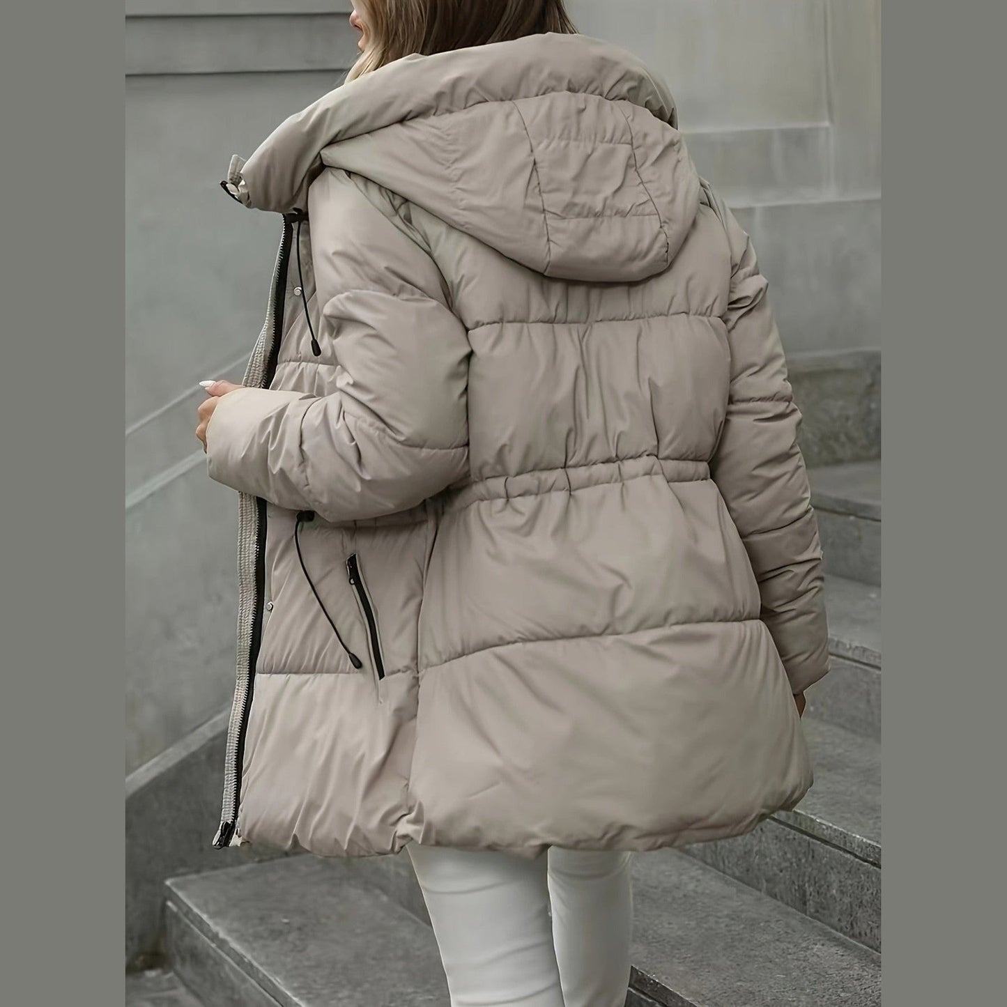 Oversized hooded winter parka for women | Aurora
