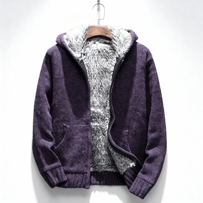 Merrin Fur-Lined Zip Hoodie men | Caelmont