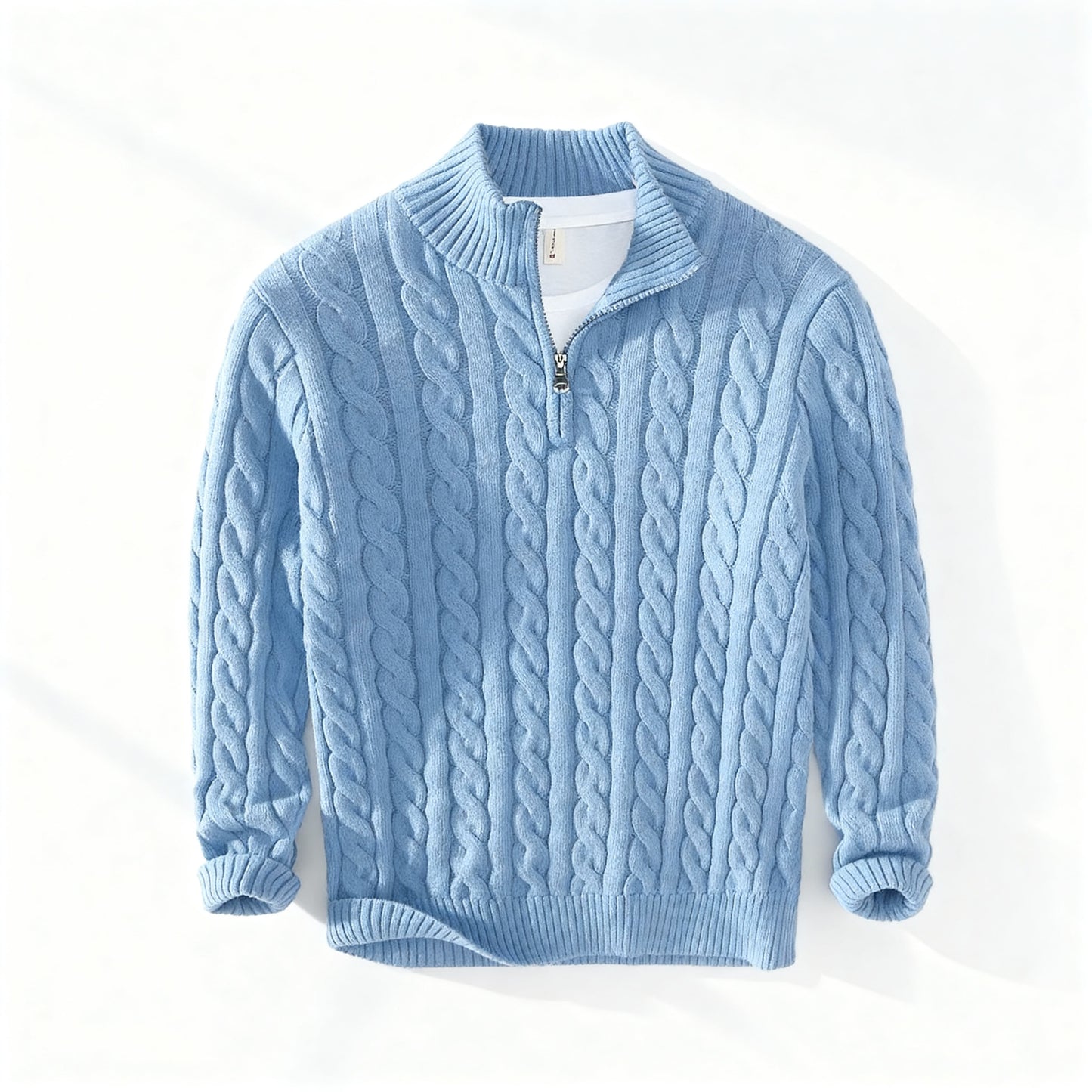 Everton Cable Knit Half-Zip Sweater Men| Calder