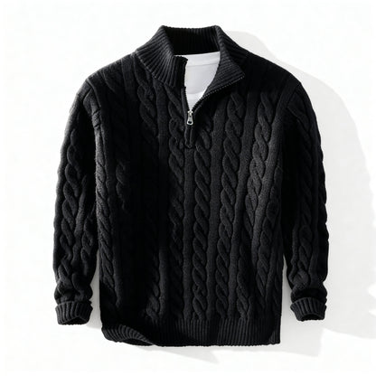 Everton Cable Knit Half-Zip Sweater Men| Calder