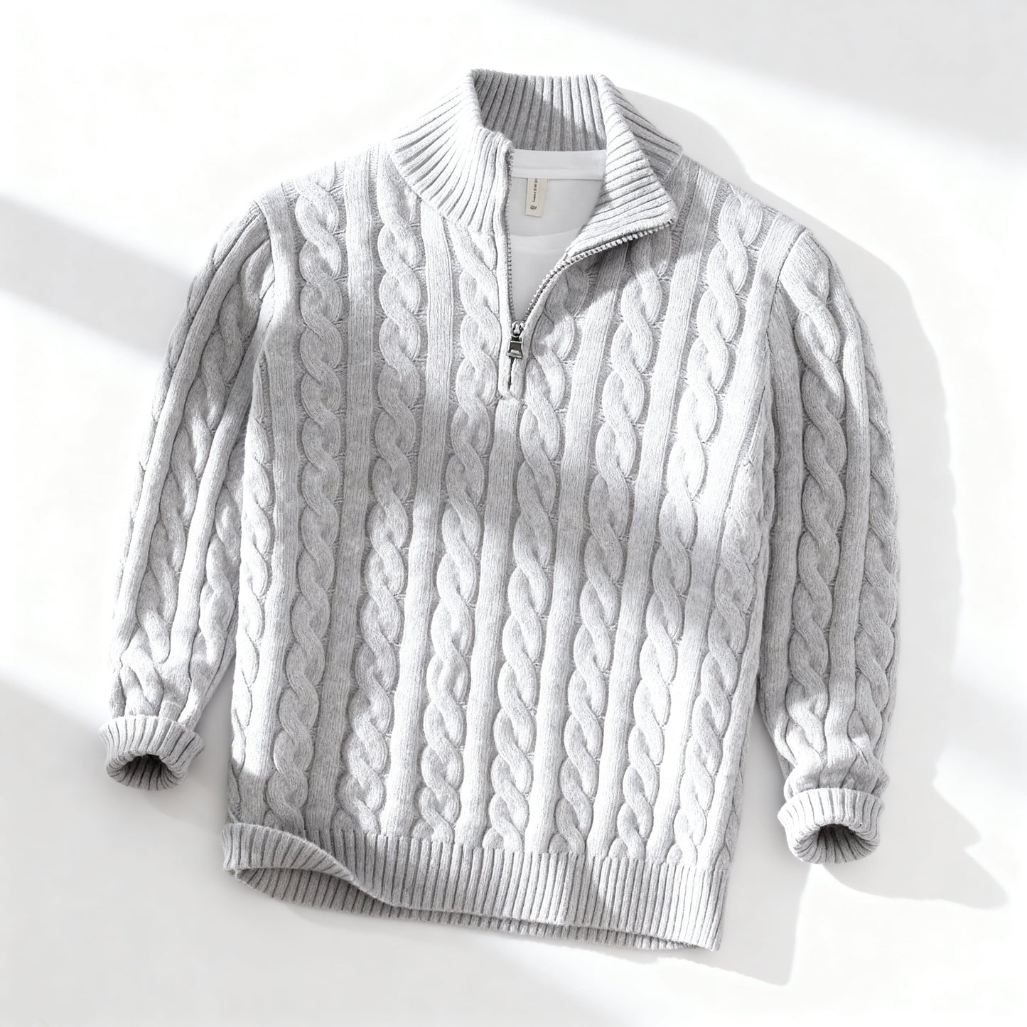 Everton Cable Knit Half-Zip Sweater Men| Calder