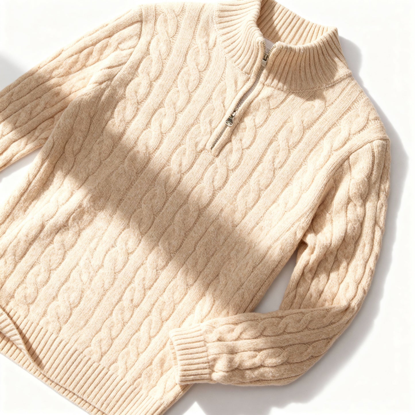 Everton Cable Knit Half-Zip Sweater Men| Calder