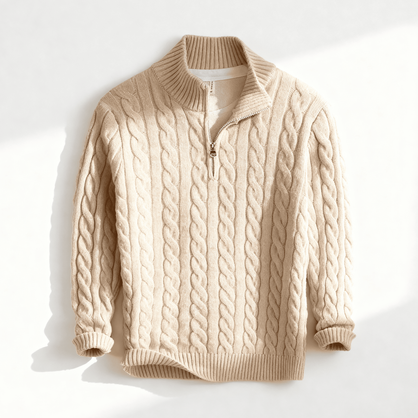 Everton Cable Knit Half-Zip Sweater Men| Calder
