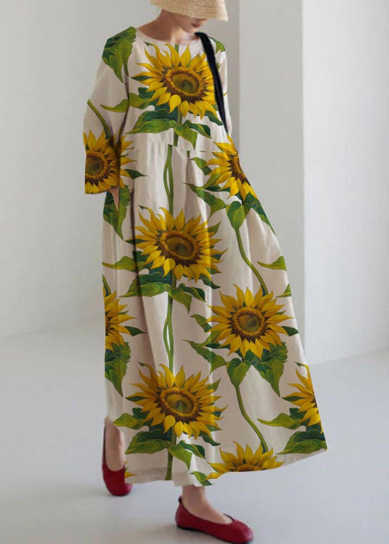 Apricot Patchwork Pocket Spring Dress Chic for Women | Marielle