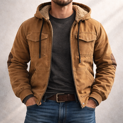 Outland Fleece Lined Hooded Jacket Men| Bravik
