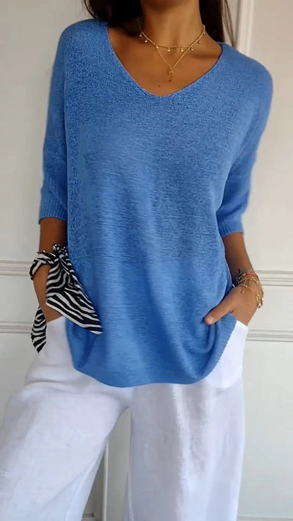 V-neck top for women | Jill