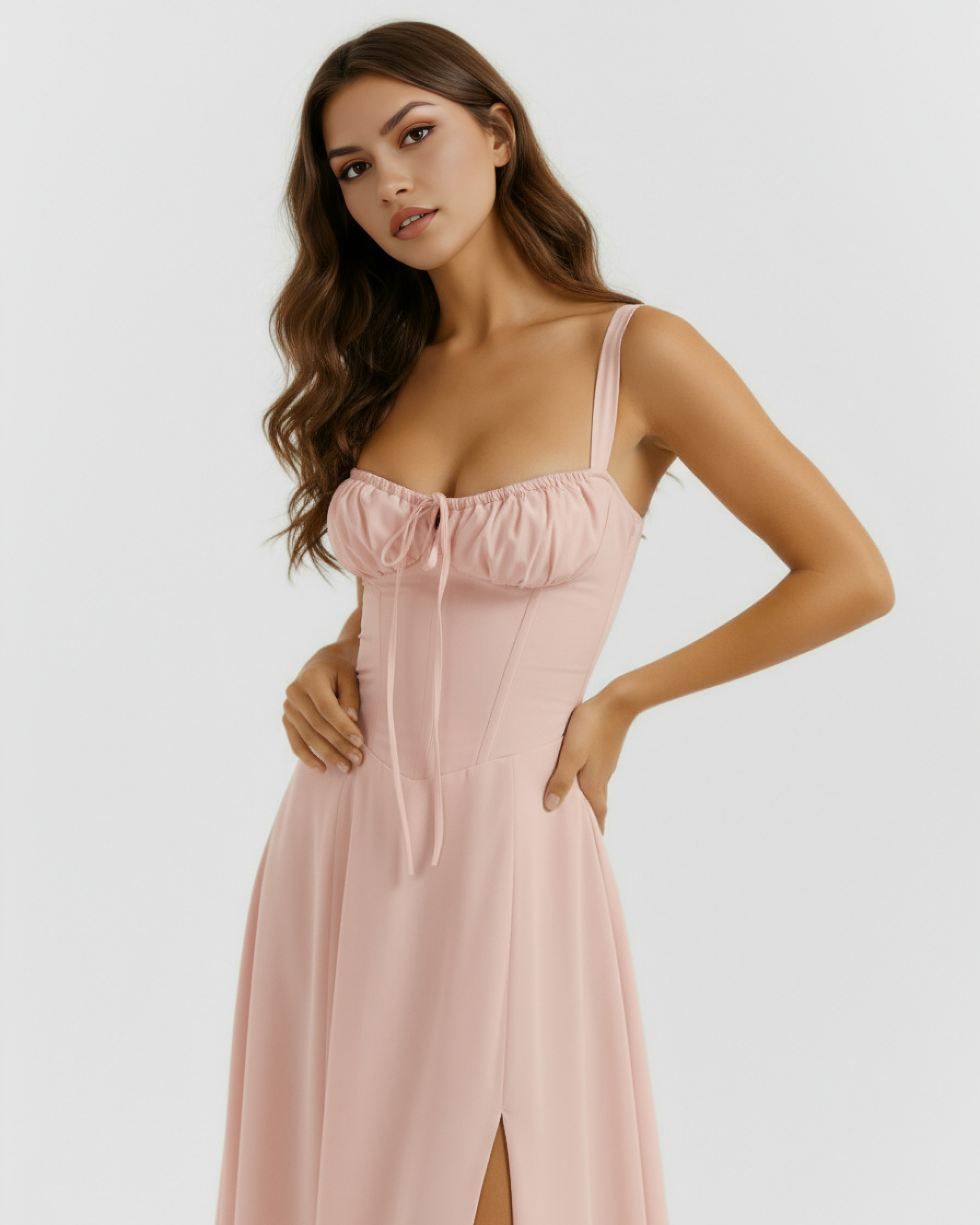 Corseted mini dress for women | Aurora