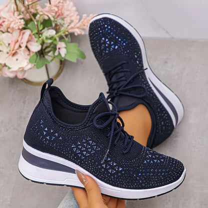 Supportive Breathable Lace-Up Sneakers for Women | Bonnie
