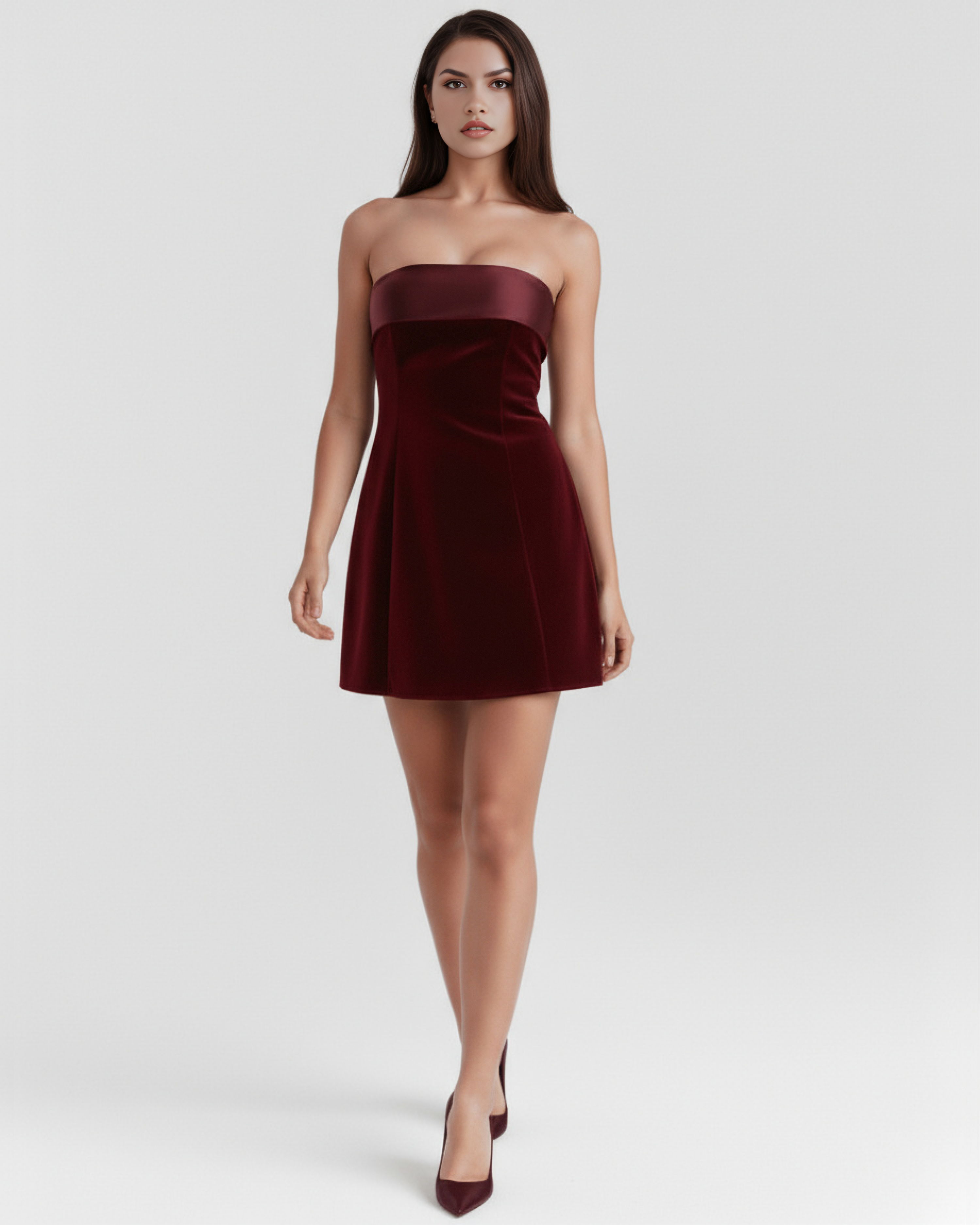Bodycon lace-up mini dress for women | Valentina