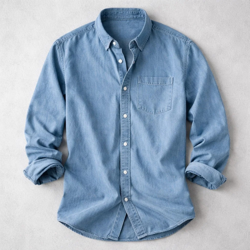 Classic oxford smart casual shirt for men | Hudson -1