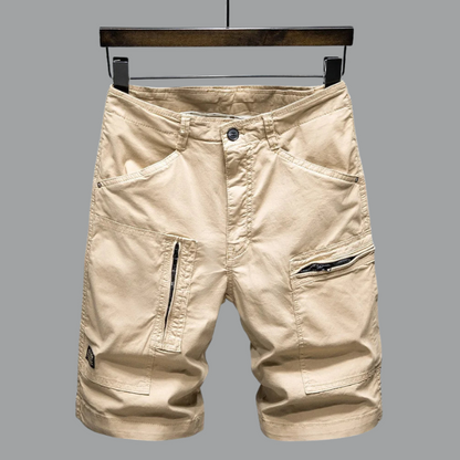 Tailored organic-cotton cargo shorts for men | Hampton -7