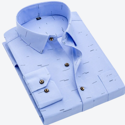 Nautical print long sleeve shirt for men | Marcellin