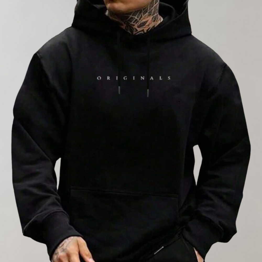 Oversized minimalist urban everyday hoodie for men | Urban Core -3