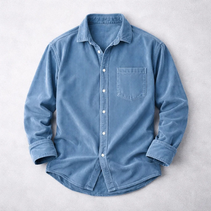 Classic corduroy casual shirt for men | Hudson -1